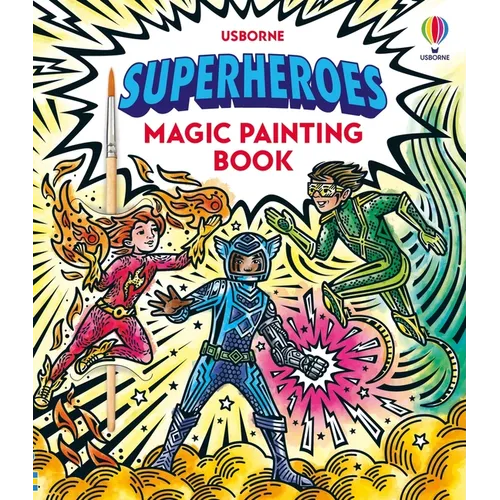Superheroes Magic Painting Book
