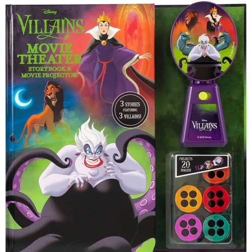 Disney Villains: Movie Theater Storybook & Movie Projector