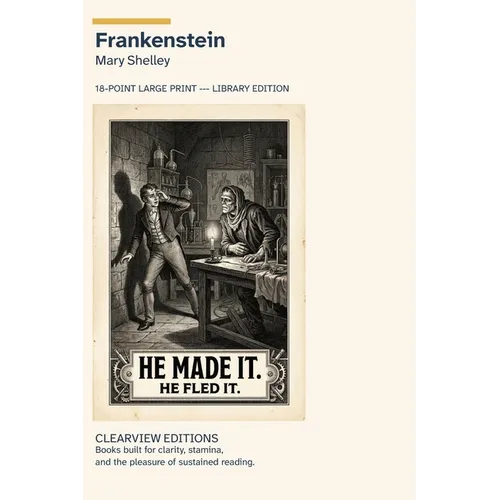 Frankenstein: A Clearview Large Print Edition