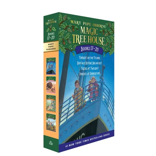 Magic Tree House Books 17-20 Boxed Set: Tonight on the Titanic; Buffalo Before Breakfast; Tigers at Twilight; Dingoes at Dinnertime