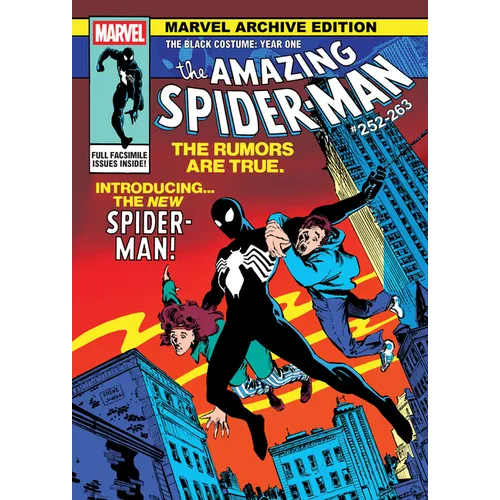 Marvel Archive Edition: Amazing Spider-Man - The Black Costume: Year One Gallery Edition Ron Frenz Original First Issue Cover