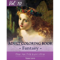 Fantasy Fairy Tales Coloring Book for Stress Relief & Mind Relaxation, Stay Focus Treatment: New Series of Coloring Book for Adults and Grown up, 8.5"