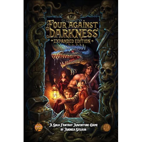 Four Against Darkness: A solitaire dungeon-delving pen-and-paper game