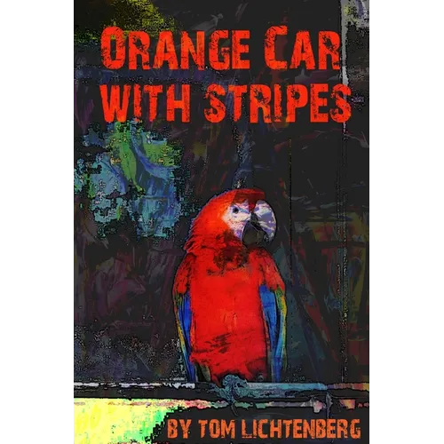 Orange Car with Stripes