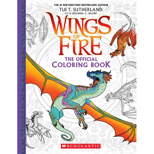 Official Wings of Fire Coloring Book - Paperback