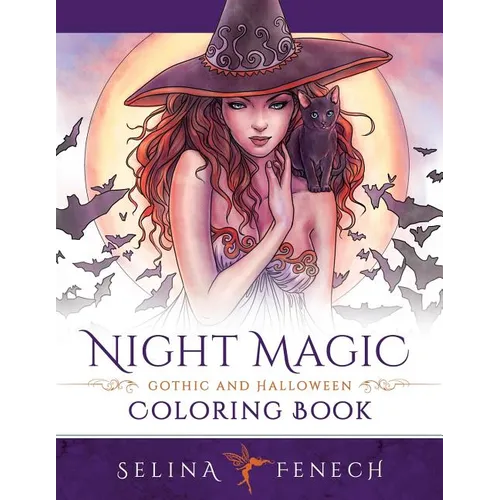 Night Magic - Gothic and Halloween Coloring Book