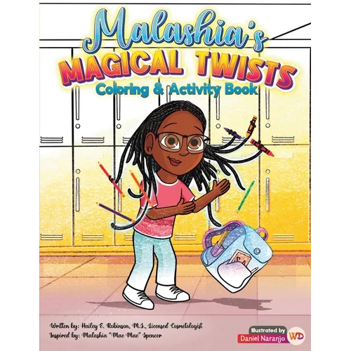 Malashia's Magical Twists: Coloring & Activity Book