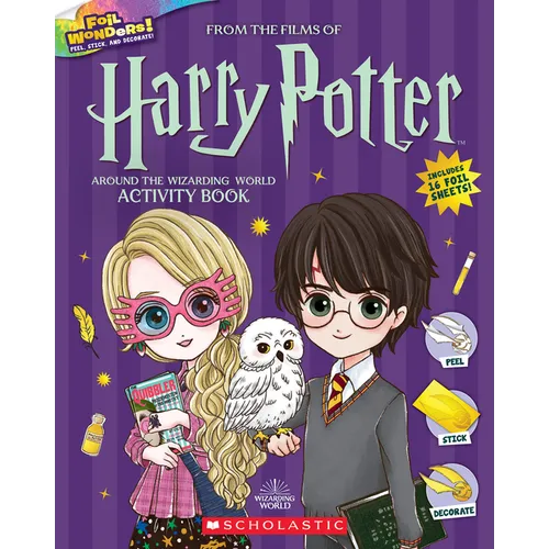 Around the Wizarding World Activity Book (Harry Potter: Foil Wonders)