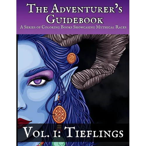 Tieflings: A Coloring Book Showcasing a Mythical Race