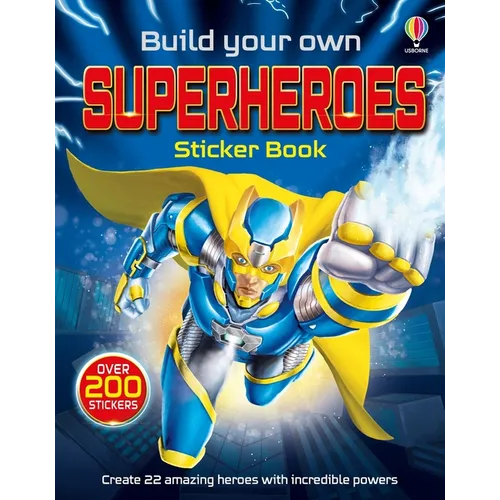 Build Your Own Superheroes Sticker Book