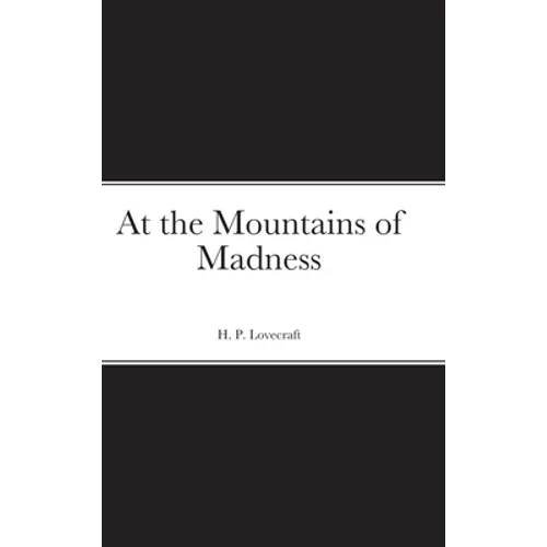 At the Mountains of Madness