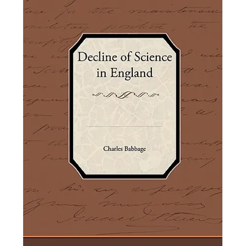 Decline of Science in England