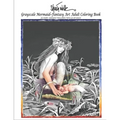 Sheila Wolk Gray Scale MERMAID Fantasy Art Adult Coloring Book