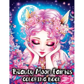 Fairy Coloring Book: Fairies Beauty Magical Moon for Relaxation and Enchantment in Fairyland