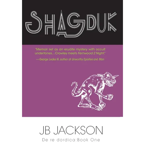 Shagduk (De re dordica, Book One)