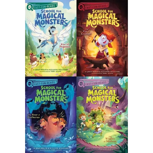 School for Magical Monsters Collected Set: Rise of Pegasus; The Eye of Cyclops; The Roar of Cerberus; The Wiggles of Medusa (Quix Books)