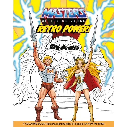 Masters of the Universe: Retro Power! Coloring Book