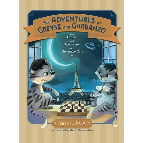 Greyse and Garbanzo Meet the Space Cats