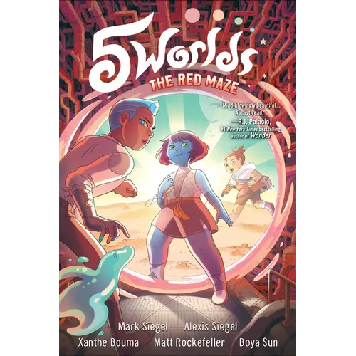 5 Worlds Book 3: The Red Maze: (A Graphic Novel) - Paperback