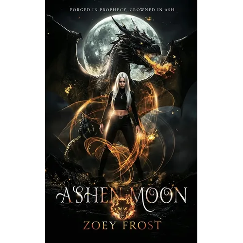 Ashen Moon: A Dark Fantasy Romance of Prophecy, Dragon Fire, and Forbidden Love
