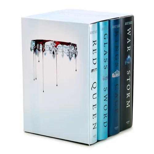 Red Queen 4-Book Hardcover Box Set: Books 1-4